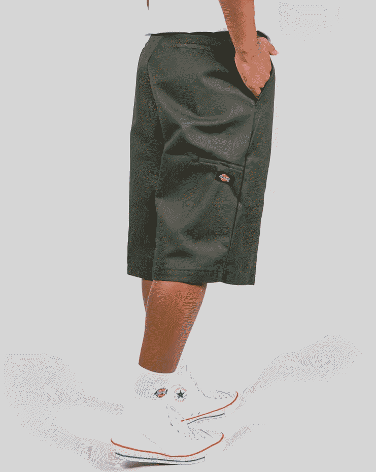 Dickies 13 Inch Loose Fit Work Short Olive Green