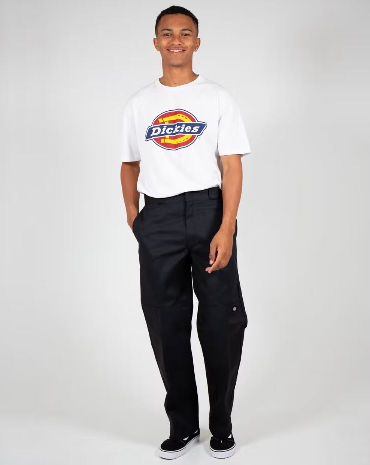 Dickies 85283 Double Knee Loose Fit Work Pant Black