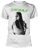 Dinosaur Jr Green Mid White Unisex Tee