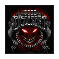 Disturbed Chrome Smiley SP2606 Sew on Patch Famous Rock Shop