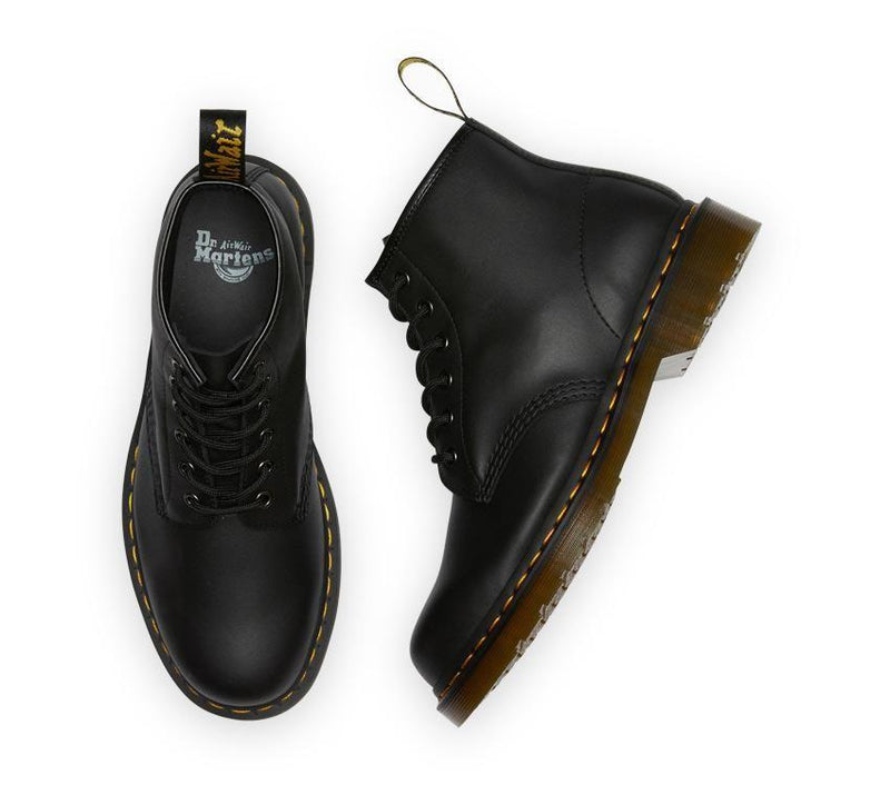 Dr Martens 101 Black Nappa Leather Boots