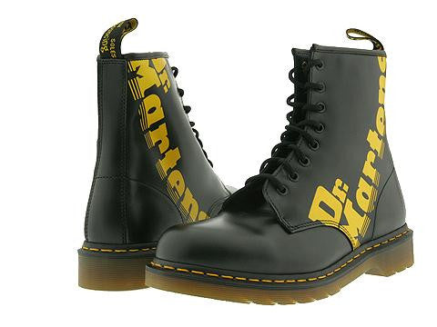 Dr Martens 1460 Logo 1B89 Black Boots