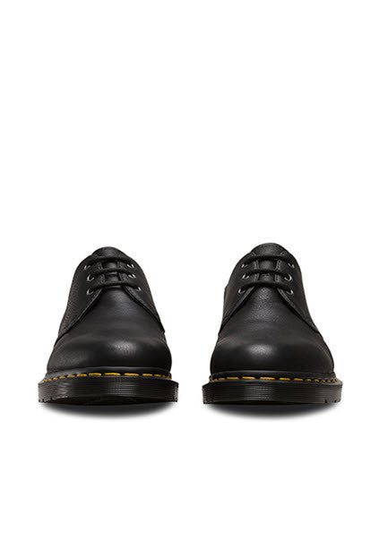 Dr Martens 1461 Carpathian Soft Black Leather Shoe 21144001 front view