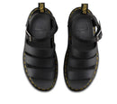 Dr Martens Blaire Hydro Black Sandal 24235001 top view