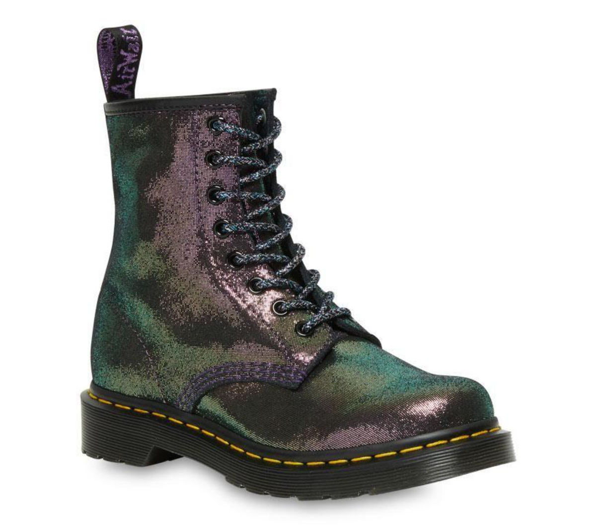 Dr Martens 1460 Disco Boot Purple Gold 26958519 Famous Rock Shop Newcastle, NSW 2300 Australia. 1
