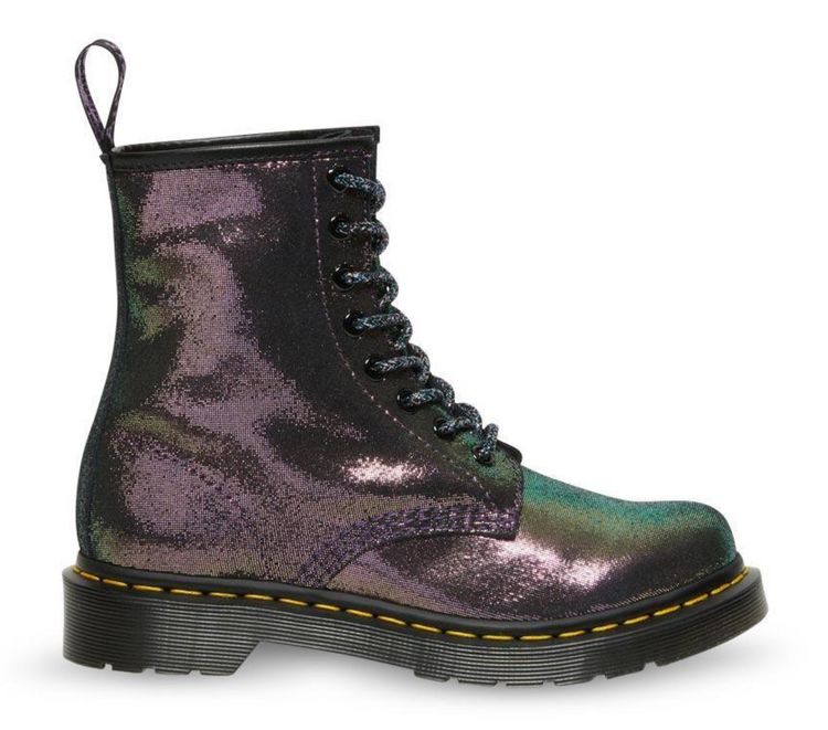 Dr Martens 1460 Disco Boot Purple Gold 26958519 Famous Rock Shop Newcastle, NSW 2300 Australia. 2
