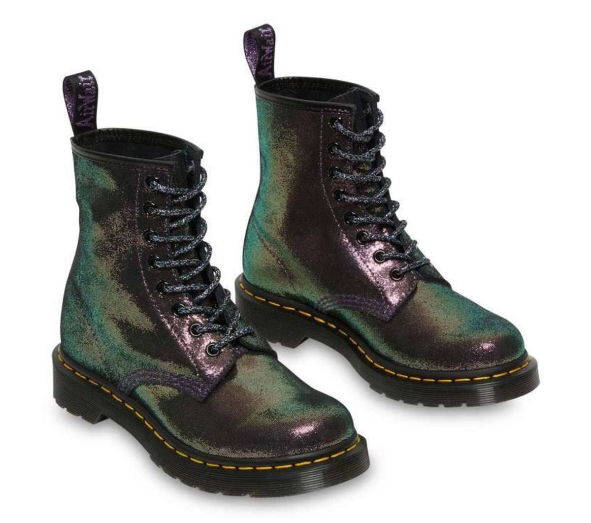 Dr Martens 1460 Disco Boot Purple Gold 26958519 Famous Rock Shop Newcastle, NSW 2300 Australia. 4