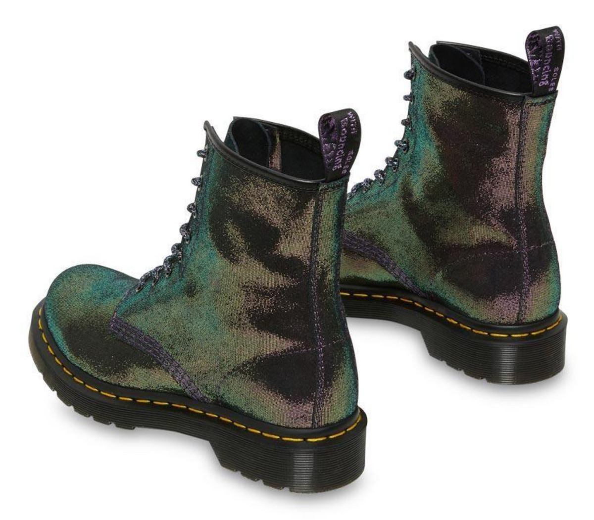 Dr Martens 1460 Disco Boot Purple Gold 26958519 Famous Rock Shop Newcastle, NSW 2300 Australia. 5