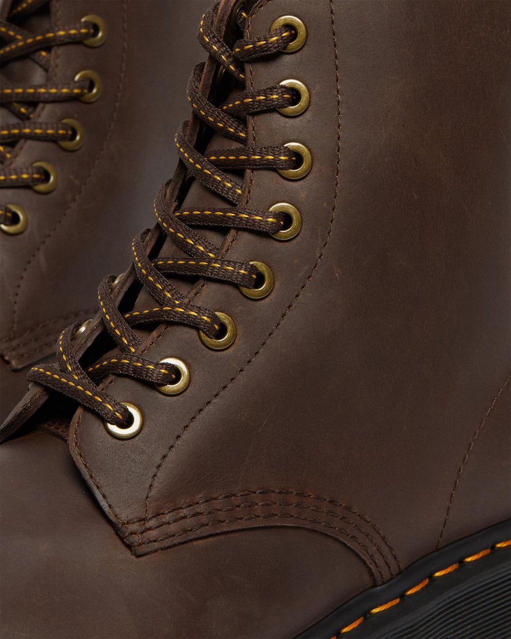 Dr Martens 1460 Pascal Dark Brown Wild Buck Lace Up Leather Boots 2637 –  Famous Rock Shop