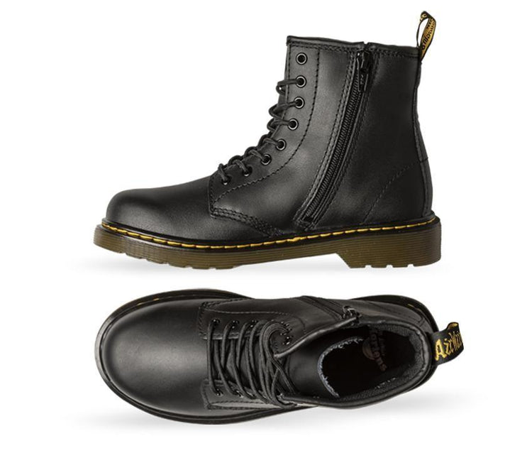 Dr Martens 1460 Softy Junior Black Leather Boots 15382001