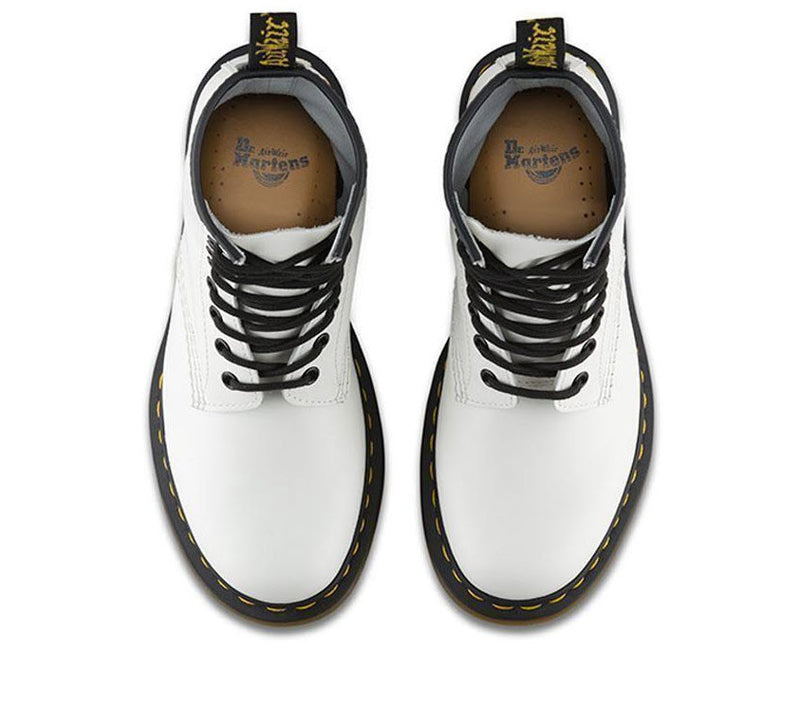 Dr Martens 1460 White Smooth Leather Boots 11822100 – Famous Rock Shop