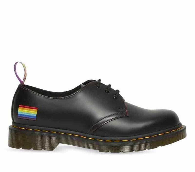Dr Martens 1461 Pride Black Smooth Leather Shoe 26800001