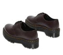 Dr Martens 1461 Quad Burgundy Old Oxblood Polished Smooth Platform Shoes 27332626