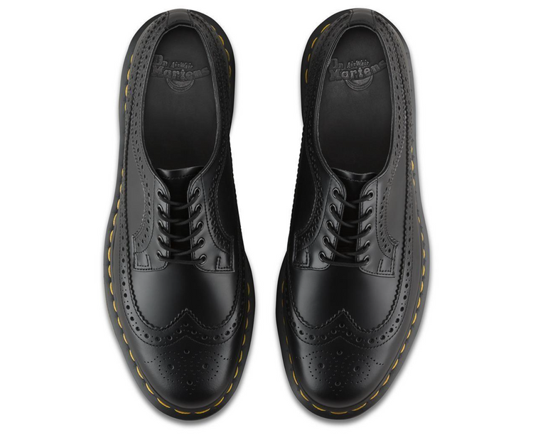 Dr Martens 3989 Yellow Stitch Black Smooth 22210001 Famous Rock Shop Newcastle, NSW 2300 Australia. 4