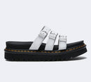Dr Martens Blaire Slide Hydro Leather White Sandal 25456100