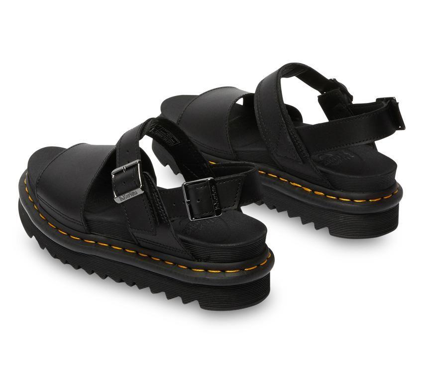 Dr Martens Voss Sandal Black Hydro Leather 24233001