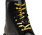 Dr Martens 140cm Black Yellow Logo Laces AC756017 Famous Rock Shop Newcastle, 2300 NSW. Australia. 2
