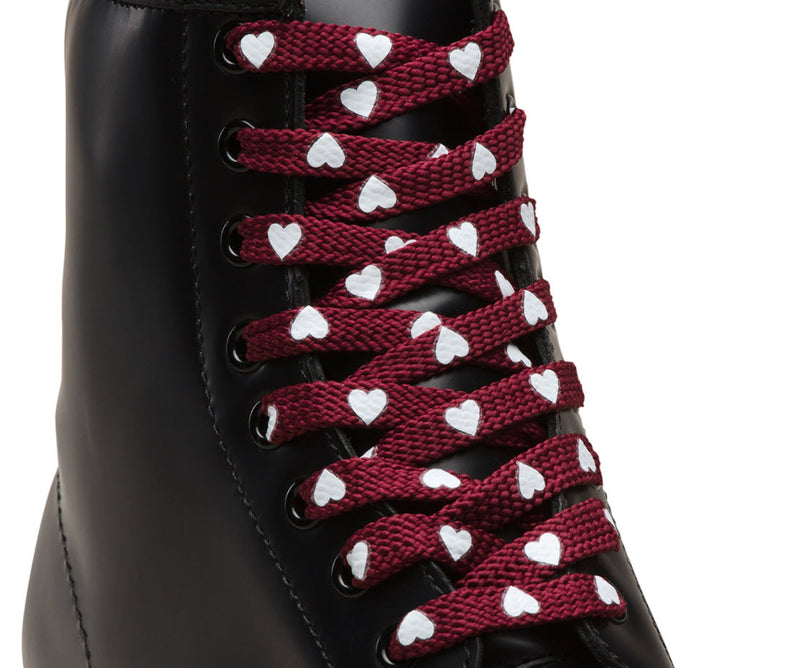 Dr Martens 140cm Oxblood Heart Laces AC748001 Famous Rock Shop Newcastle, 2300 NSW. Australia. 2
