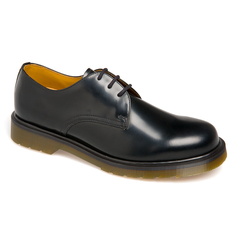 Dr Martens 1462 Black Polished Smooth Leather shoe 11834006 Famous Rock Shop Newcastle NSW Australia