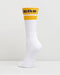 Dr Martens Athletic Logo Sock White Yellow AC681002 Famous Rock Shop Newcastle, 2300 NSW. Australia. 2