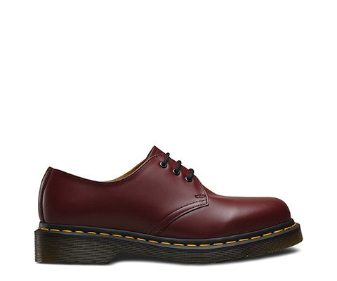 Dr Martens Cherry Red Smooth Leather Shoe 11838600