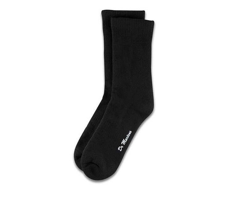 Dr Martens The Double Doc Sock Black Black
