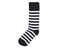 Dr Martens Thin Stripe Short Sock White/Black AC226100 Famous Rock Shop Newcastle 2300 NSW Australia