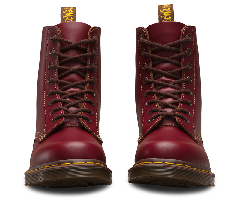 Dr Martens Vintage Made in England 1460 Oxblood Quilon Boot 12308601