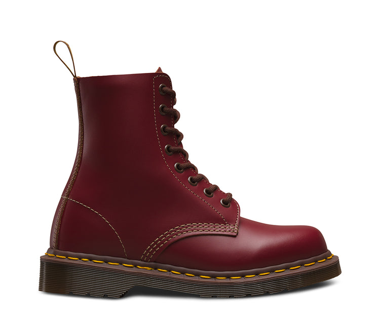 Dr Martens Vintage Made in England 1460 Oxblood Quilon Boot 12308601