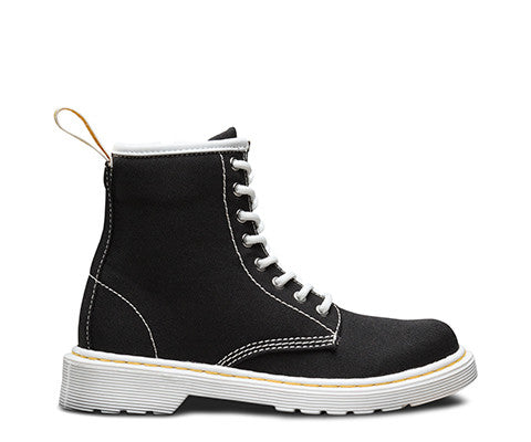 Dr Martens Youth Delaney Boot Black Canvas 21074001