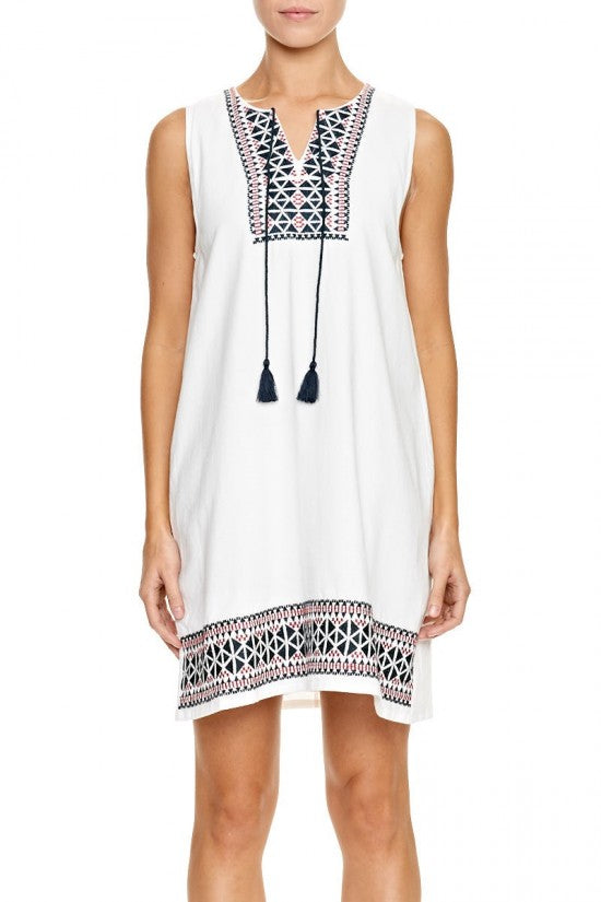Elwood Fleur Dress Natural W73707 402