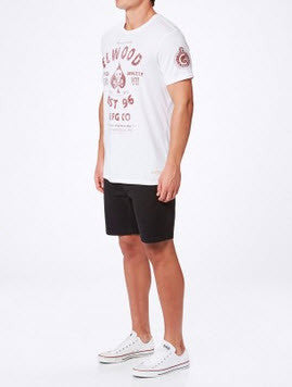 Elwood Machine Tee White