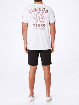 Elwood Machine Tee White