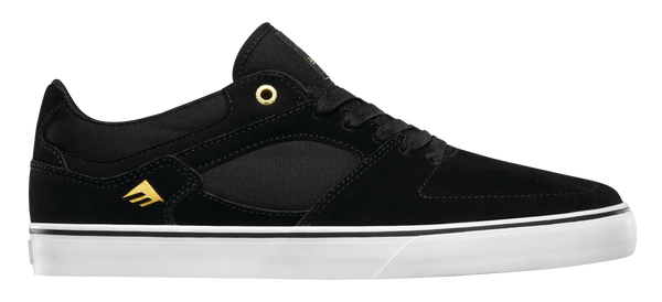 Emerica The HSU Low Vulc Black White Famous Rock Shop