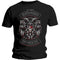 Five Finger Death Punch Unisex Tee Biker Badge Famous Rock Shop