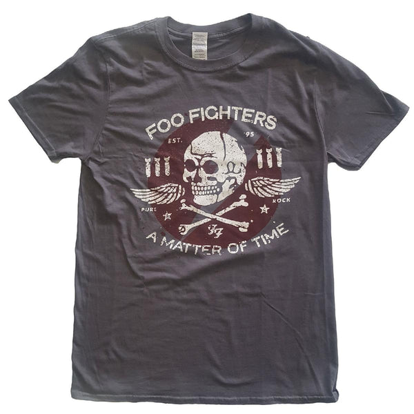 Foo Fighters Matter Of Time Unisex Tee Grey