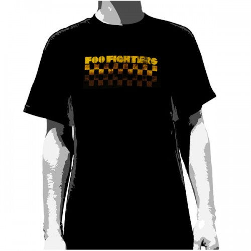 Foo Fighters - Checkers Black T-Shirt