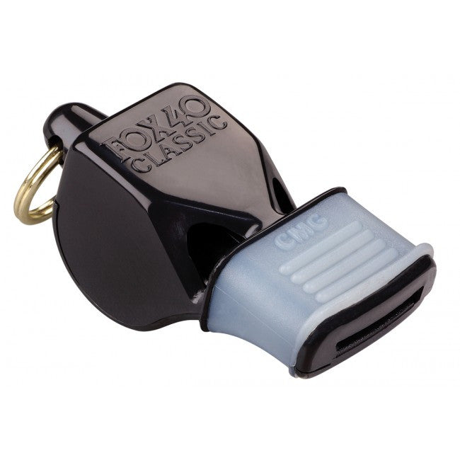 Fox 40 Classic CMG Whistle Black with Lanyard  Famous Rock Shop Newcastle, 2300 NSW Australia