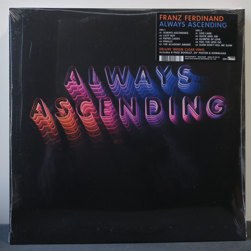 Franz Ferdinand Always Ascending Indie Exclusive Clear Vinyl LP 