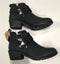 Roc Senora Black Buff Leather Ankle Boots