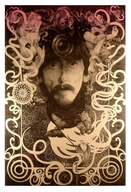 George Harrison Bob Masse TOUR POSTER  46x63cm