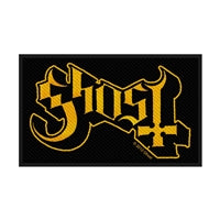 Ghost Logo SP2623 Sew on Patch Famous Rock Shop