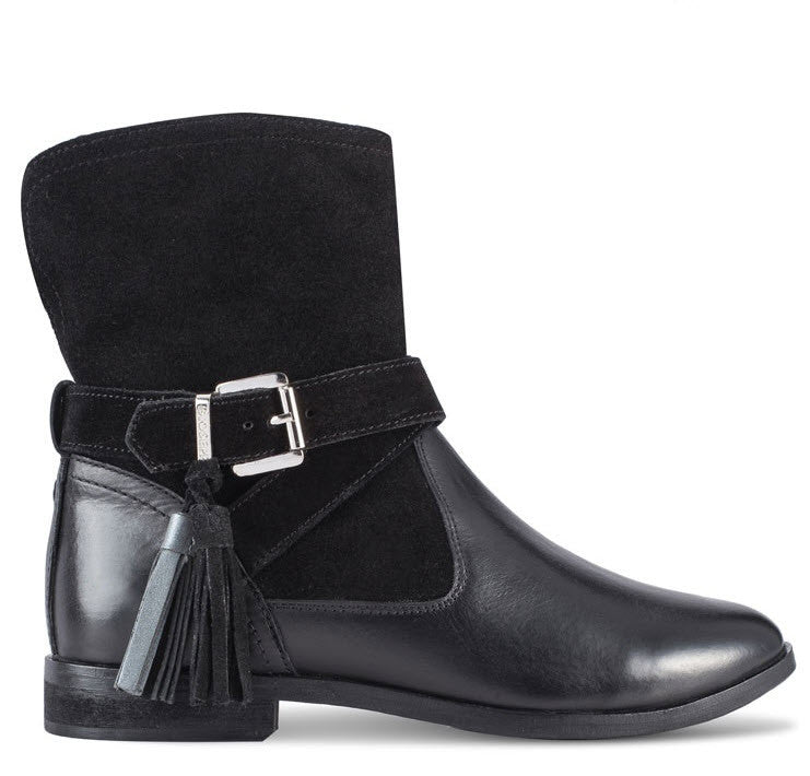 Gioseppo Vermont Black Leather Boots