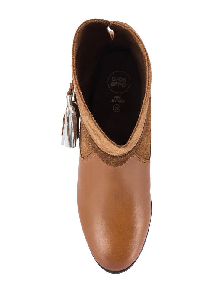 Gioseppo Vermont Tan Leather Boots
