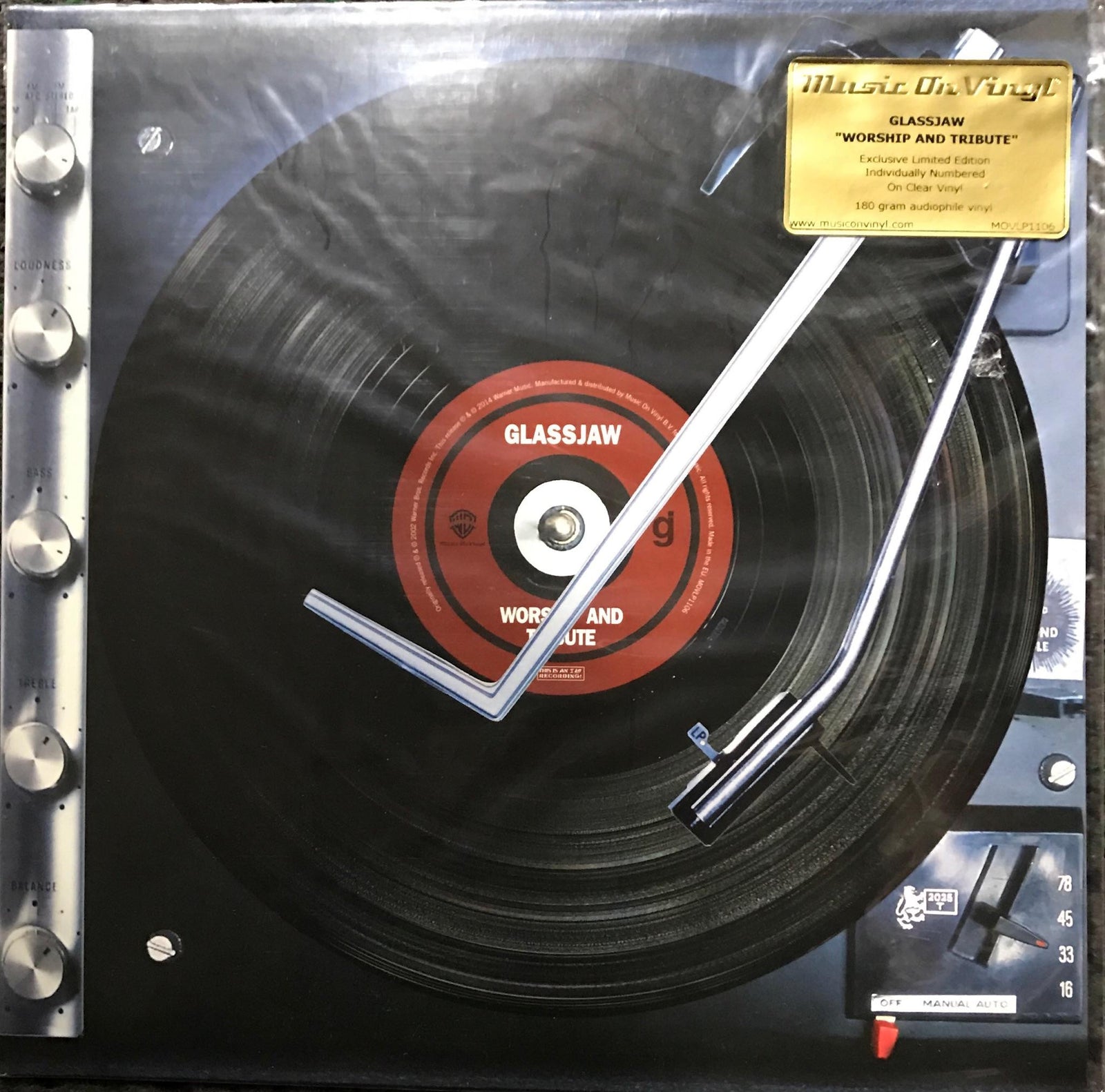 Glassjaw Worship and Tribute Vinyl LP Famous Rock Shop