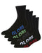 Globe Sport  Stealth Crew 5 Pk of Socks - Black
