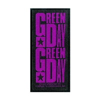 Green Day Purple Logo SP2922 Sew on Patch Famousrockshop