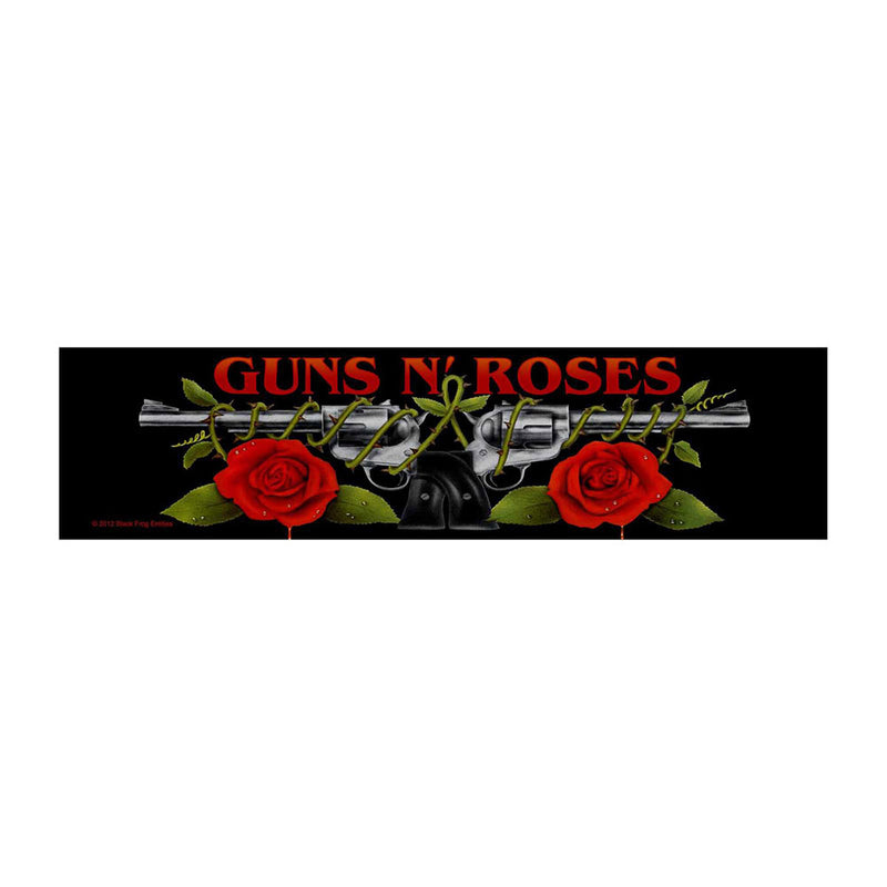 Gun N Roses Super Strip Patch Logo Roses Sew On Woven Patch SSR183