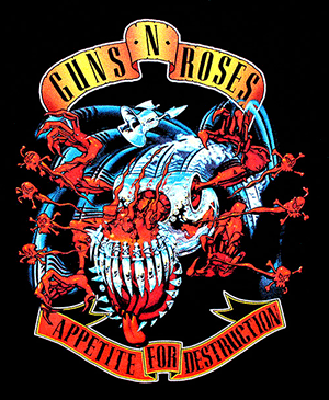 Guns n Roses Appetite For Destruction Unisex Tee