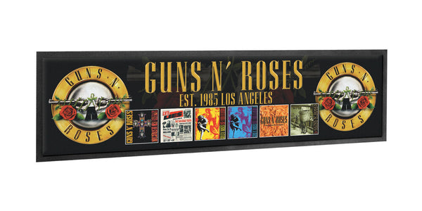 Guns N Roses All GNR Albums Logo Bar Runner